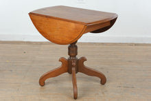 Load image into Gallery viewer, Vintage Cherry Drop Leaf Accent Table
