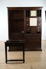 Load image into Gallery viewer, Bassett Furniture Fold Down Desk Cabinet with Hidden Storage 61 Inch
