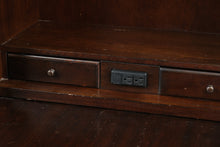 Load image into Gallery viewer, Bassett Furniture Fold Down Desk Cabinet with Hidden Storage 61 Inch
