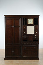 Load image into Gallery viewer, Bassett Furniture Fold Down Desk Cabinet with Hidden Storage 61 Inch
