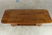 Load image into Gallery viewer, Traditional Drop Leaf Wood Coffee Table with Storage Drawers - Online Only
