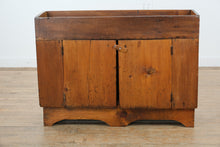 Load image into Gallery viewer, Antique Rustic Wood Dry Sink with Double Doors
