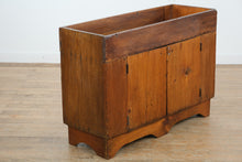 Load image into Gallery viewer, Antique Rustic Wood Dry Sink with Double Doors
