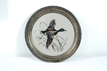 Load image into Gallery viewer, W&amp;S Silver Platter with Delano Studios Mallard Tile
