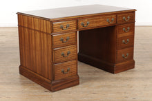 Load image into Gallery viewer, Duke Pickett Mahogany Executive Desk By Maddox
