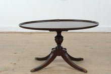Load image into Gallery viewer, Brandt Mahogany Oval Coffee Table with Claw Feet
