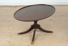 Load image into Gallery viewer, Brandt Mahogany Oval Coffee Table with Claw Feet

