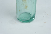 Load image into Gallery viewer, Antique Pepsi Cola Durham NC Aqua Glass Embossed Soda Bottle 8 5 Inch

