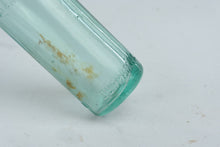 Load image into Gallery viewer, Antique Pepsi Cola Durham NC Aqua Glass Embossed Soda Bottle 8 5 Inch
