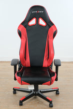 Load image into Gallery viewer, DXRacer Red and Black Racing Style Gaming Chair Reclining Office Desk Chair
