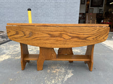 Load image into Gallery viewer, Slender Oak Drop-Leaf Coffee Table – Classic Mission Style
