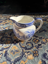 Load image into Gallery viewer, Spode “Blue Room Collection” Continental Views Cream Pitcher – Blue &amp; White Transferware
