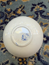 Load image into Gallery viewer, Antique British Blue Transferware Saucer – “Girl with Basket” Pastoral Scene, Registered May 7, 1883
