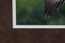 Load image into Gallery viewer, Michael Johnson Bald Eagle Limited Edition Wildlife Print Signed Numbered Framed
