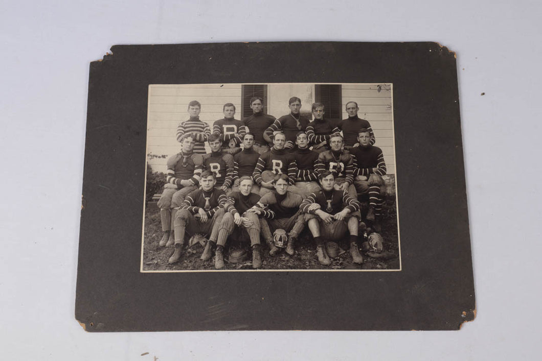 Early 20th Century High School Football Team Picture