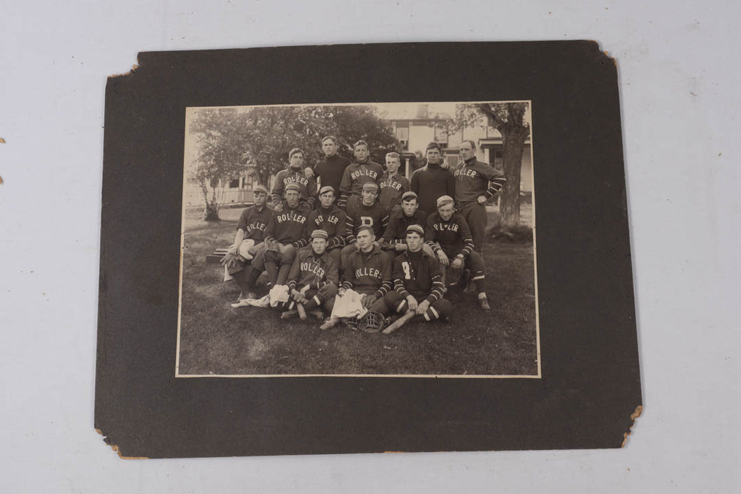 Early 20th Century Roller Baseball Team Photo