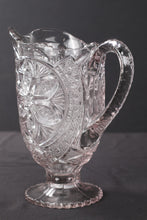 Load image into Gallery viewer, Antique Pressed Glass Water Pitcher - Ferris Wheel
