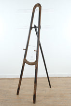Load image into Gallery viewer, Antique Style Wood Display Easel Carved Floral Motif Floor Stand 77 Inch
