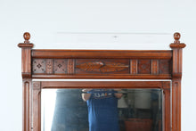 Load image into Gallery viewer, Antique Eastlake Dresser with Mirror – Late 1800s to Early 1900s
