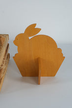 Load image into Gallery viewer, Easter Décor Bundle – Longaberger Woodcrafts Bunny Stand, Hand-Painted Egg Crate Display, Figurines &amp; Spring Accents
