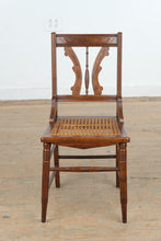 Load image into Gallery viewer, Eastlake Walnut Cane Seat Side Chair
