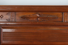 Load image into Gallery viewer, Antique Eastlake Full-Size Bed – Solid Wood with Carved Detail

