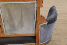 Load image into Gallery viewer, Antique Eastlake Loveseat with Needlepoint Panels

