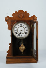 Load image into Gallery viewer, Antique Eastlake Mantle Clock - Waterbury Clock Company
