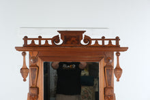 Load image into Gallery viewer, Antique Eastlake Style Dresser with Marble Accents &amp; Mirror
