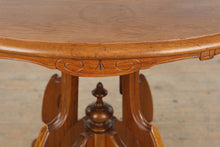 Load image into Gallery viewer, Antique Eastlake Style Tea / Foyer Table on Casters
