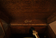 Load image into Gallery viewer, Antique Edison Disc Phonograph in Quarter-Sawn Tiger Oak Cabinet
