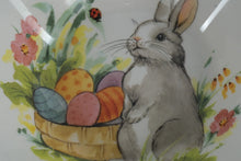 Load image into Gallery viewer, Effetti d’Arte Handmade in Italy Bunny &amp; Easter Eggs Ceramic Bowl – 9"
