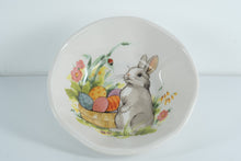 Load image into Gallery viewer, Effetti d’Arte Handmade in Italy Bunny &amp; Easter Eggs Ceramic Bowl – 9"
