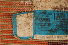 Load image into Gallery viewer, Ege Rya De Luxe Danish Vintage Wool Shag Rug 1970s Orange Red 98 x 132
