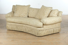 Load image into Gallery viewer, Elegant Curved Front Sofa with Jacquard Damask Upholstery – 84” Wide
