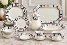 Load image into Gallery viewer, Adams Lancaster English Ironstone Dinnerware Set Vintage Floral China
