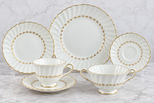 Load image into Gallery viewer, Royal Doulton Adrian H4816 Vintage Bone China 68 Piece Dinnerware Set Gold Trim
