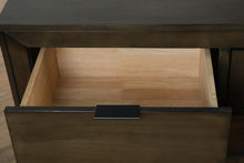 Load image into Gallery viewer, Elements Logic Rustic Gray Dresser with Mirror – 7-Drawer Modern
