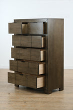 Load image into Gallery viewer, Elements Logic Rustic Gray 6-Drawer Chest of Drawers – Modern Bedroom Storage
