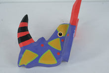 Load image into Gallery viewer, Tiger Lily Robert Tolone Elephant and Rhino Wooden Wall Hooks Hand Painted Folk Art
