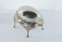 Load image into Gallery viewer, Elkington and Co Victorian Silver Plate Revolving Breakfast Dish Server
