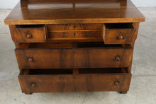 Load image into Gallery viewer, Antique K. Nicholson Furniture Co. Walnut Dresser with Tilting Mirror
