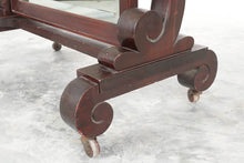 Load image into Gallery viewer, Empire Style Mahogany Cheval Mirror by Continental Furniture
