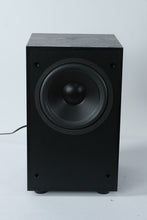 Load image into Gallery viewer, Energy e:XL-S8 Powered Subwoofer – 100W MOSFET Amplifier, Made in Canada, Black Wood Cabinet
