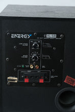 Load image into Gallery viewer, Energy e:XL-S8 Powered Subwoofer – 100W MOSFET Amplifier, Made in Canada, Black Wood Cabinet
