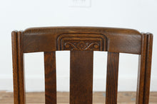 Load image into Gallery viewer, English Oak Pub Dining Table Set with Draw Leaf Extension and 4 Chairs

