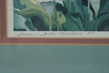 Load image into Gallery viewer, Susan Tolle McClure 1987 English Cottage Garden Print – Clifton Hamdon &amp; Abington, Ltd Ed 323/575, Framed
