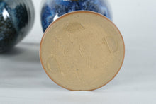 Load image into Gallery viewer, Winchcombe Pottery Goblets Pair Blue Glaze Chalice Cups England Studio Pottery
