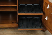 Load image into Gallery viewer, Bahama Style Reeded Front Entertainment Cabinet with Pull-Out Media Trays
