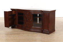 Load image into Gallery viewer, Oxford Cherry Entertainment Cabinet by Whalen
